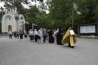 Молебен в годовщину памяти расстрела святой Царской Семьи