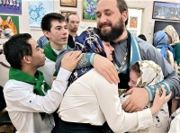 Радостная встреча с воспитанниками школы-интерната