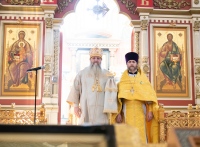 В Неделю сыропустную митрополит Артемий возглавил Божественную литургию в Спасо-Преображенском соборе