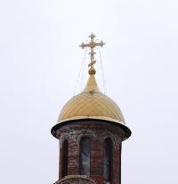 НА ХРАМ ГЕОРГИЯ ПОБЕДОНОСЦА УСТАНОВЛЕН КУПОЛ