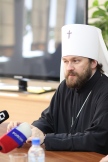 Пресс-конференция по случаю визита митрополита Волоколамского Илариона.  Хабаровская духовная семинария. 18 июня 2012г.
