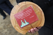 Закладка первого венца храма новомученицы Екатерины (Арской). 11 ноября 2012г.