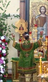 Божественная Литургия в Спасо-Преображенском соборе в день Святой Троицы. 12 июня 2011г.