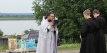 Миссионерская поездка в п. Елабуга, 7 июля 2011 год