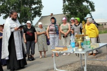 Миссионерская поездка в п. Малышево, 8 июля 2011 год.