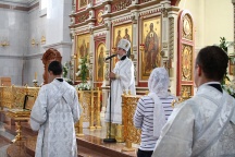 Престольный праздник в Спасо-Преображенском кафедральном соборе г. Хабаровска. 19 августа 2011г.