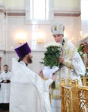 Престольный праздник в Спасо-Преображенском кафедральном соборе г. Хабаровска. 19 августа 2011г.