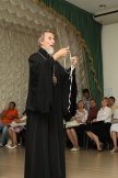 Встреча архиепископа Хабаровского и Приамурского Игнатия с прихожанами хабаровских храмов в стенах ХДС, посвящённая поездке на Святую Гору Афон. 24 августа 2011г.