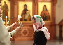 Молебен на начало учебного года в храме преп. Серафима Саровского. 1 сентября 2011г.