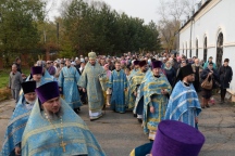 Божественная литургия в храме Покрова Божией Матери 14 октября 2017 г.