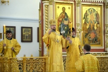 Всенощное бдение в Спасо-Преображенском кафедральном соборе 04 ноября 2017 г.