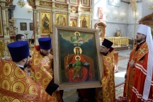 Всенощное бдение и встреча иконы Божией Матери 