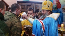Молебен в храме святого великомученика Георгия Победоносца в с.Сосновка 20 февраля 2020 г.