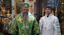 Божественная литургия в Спасо-Преображенском кафедральном соборе  07 июня 2020 г.