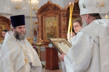Божественная литургия в Спасо-Преображенском кафедральном соборе 19 августа 2021 г.