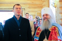 Владыка Артемий совершил чин освящения храма-часовни в честь иконы Божией Матери «Взыскание погибших» 21 апреля 2023 года