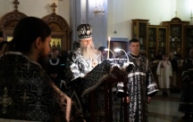 Стояние Марии Египетской в Спасо-Преображенском кафедральном соборе 17 апреля 2024 г.